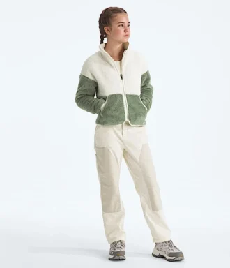 Giacca Cabin Fleece con zip integrale da bambina