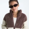 Giacca Cabin Fleece con zip integrale da bambina Giacca Cabin Fleece con zip integrale da bambina