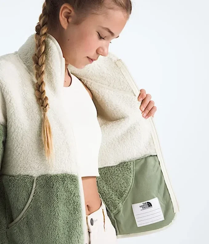 Giacca Cabin Fleece con zip integrale da bambina Giacca Cabin Fleece con zip integrale da bambina