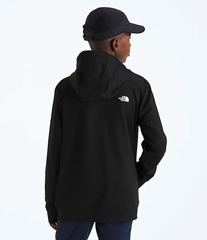 Giacca con cappuccio e zip integrale in pile TNF™ Performance per ragazzi e ragazze Giacca con cappuccio e zip integrale in pile TNF™ Performance per ragazzi e ragazze