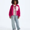 Giacca con zip integrale Yumiori da bambina
