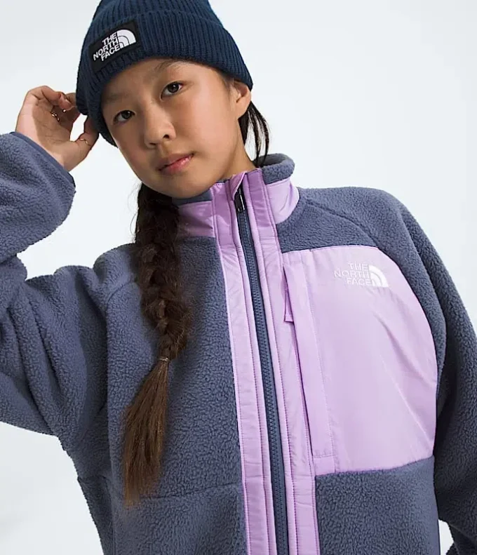 Giacca con zip integrale Yumiori da bambina