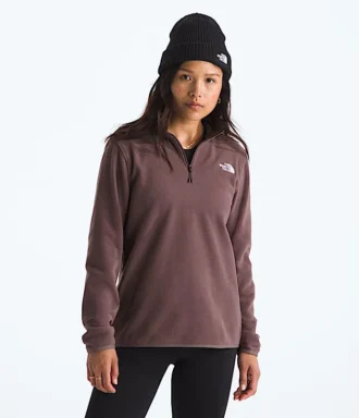 Giacca da donna in pile Glacier con zip a ½ lunghezza