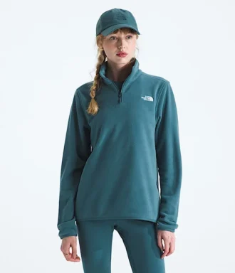 Giacca da donna in pile Glacier con zip a ½ lunghezza