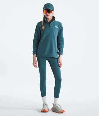 Giacca da donna in pile Glacier con zip a ½ lunghezza