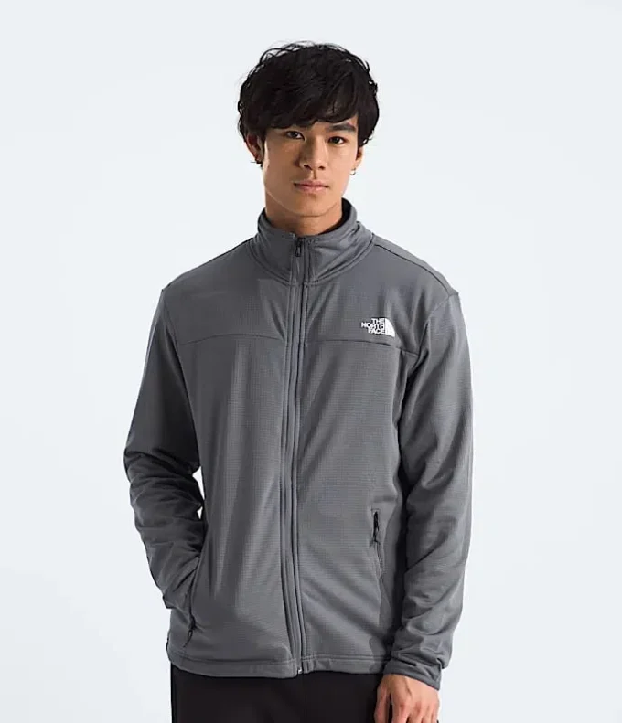Giacca da uomo Cedar Trail Grid Fleece con zip integrale Giacca da uomo Cedar Trail Grid Fleece con zip integrale