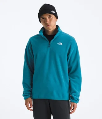 Giacca da uomo in pile Glacier con zip a ½ lunghezza