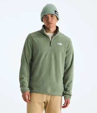 Giacca da uomo in pile Glacier con zip a ½ lunghezza