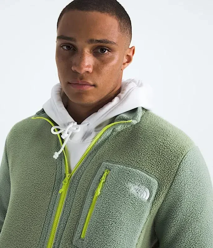 Giacca da uomo Yumiori con zip integrale Giacca da uomo Yumiori con zip integrale
