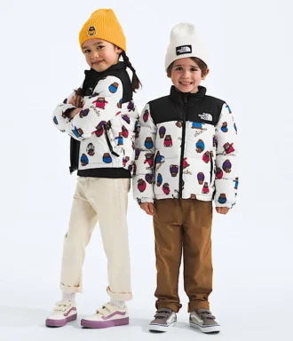Giacca Nuptse Retro 1996 per bambini — Stampa