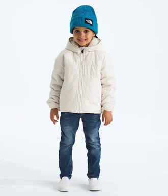 Giacca reversibile con cappuccio e zip integrale Shasta da bambina