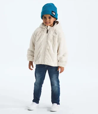 Giacca reversibile con cappuccio e zip integrale Shasta da bambina