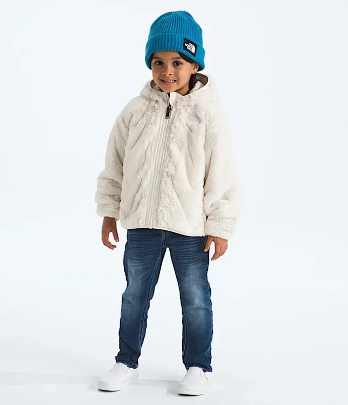 Giacca reversibile con cappuccio e zip integrale Shasta da bambina