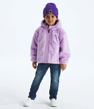 Giacca reversibile con cappuccio e zip integrale Shasta da bambina