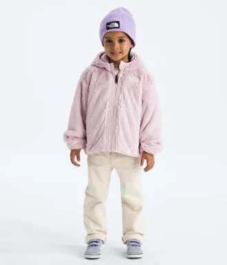 Giacca reversibile con cappuccio e zip integrale Shasta da bambina
