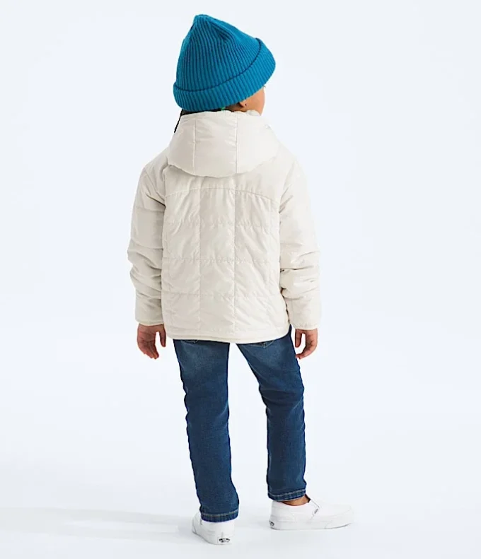 Giacca reversibile con cappuccio e zip integrale Shasta da bambina