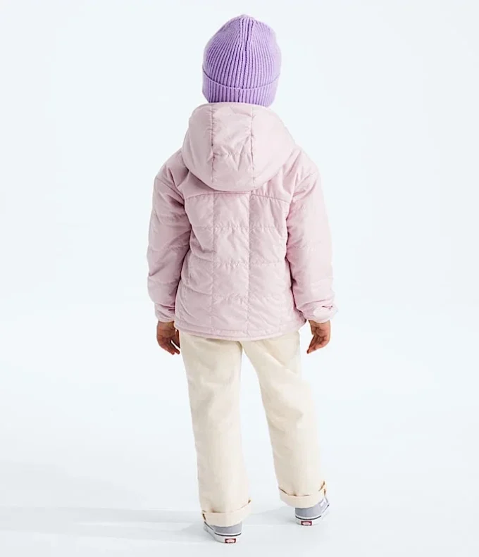 Giacca reversibile con cappuccio e zip integrale Shasta da bambina