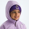 Giacca reversibile con cappuccio e zip integrale Shasta da bambina