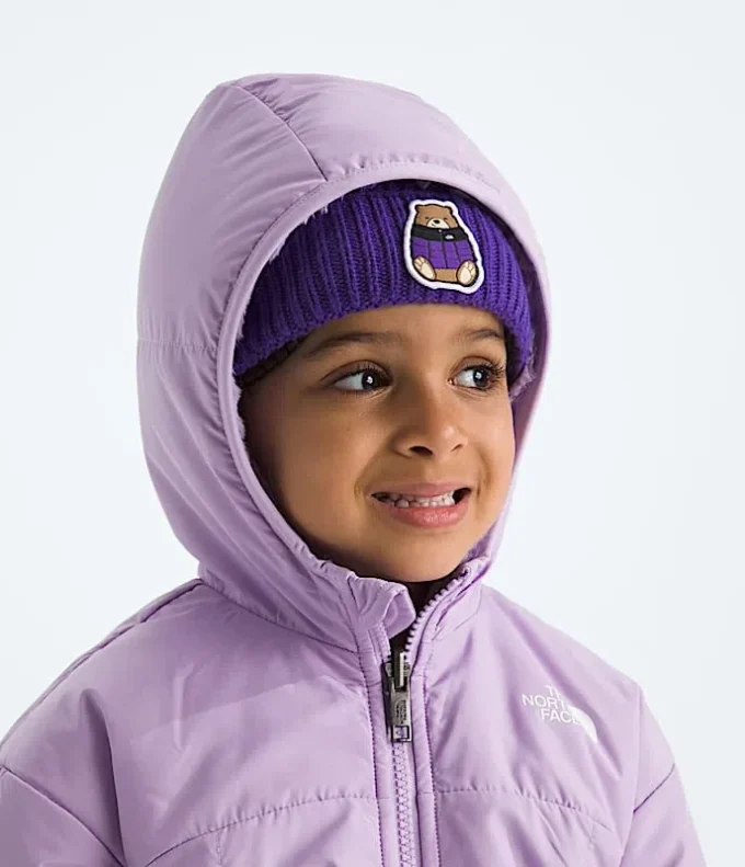 Giacca reversibile con cappuccio e zip integrale Shasta da bambina
