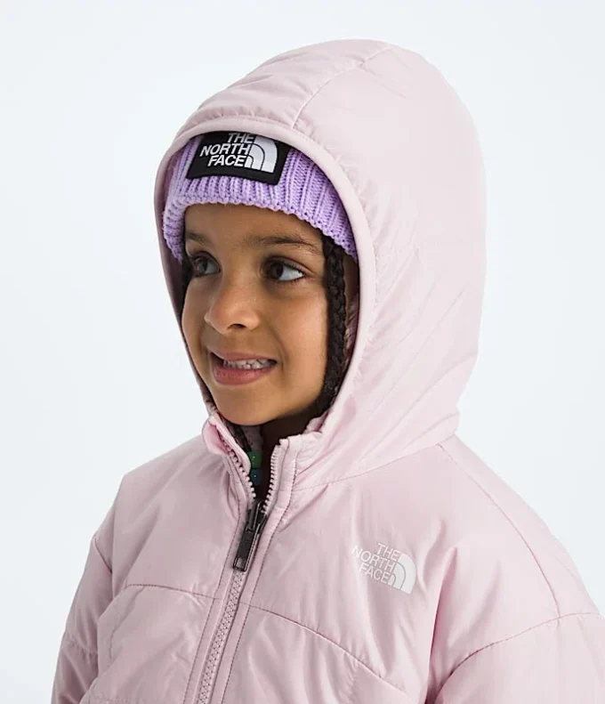 Giacca reversibile con cappuccio e zip integrale Shasta da bambina
