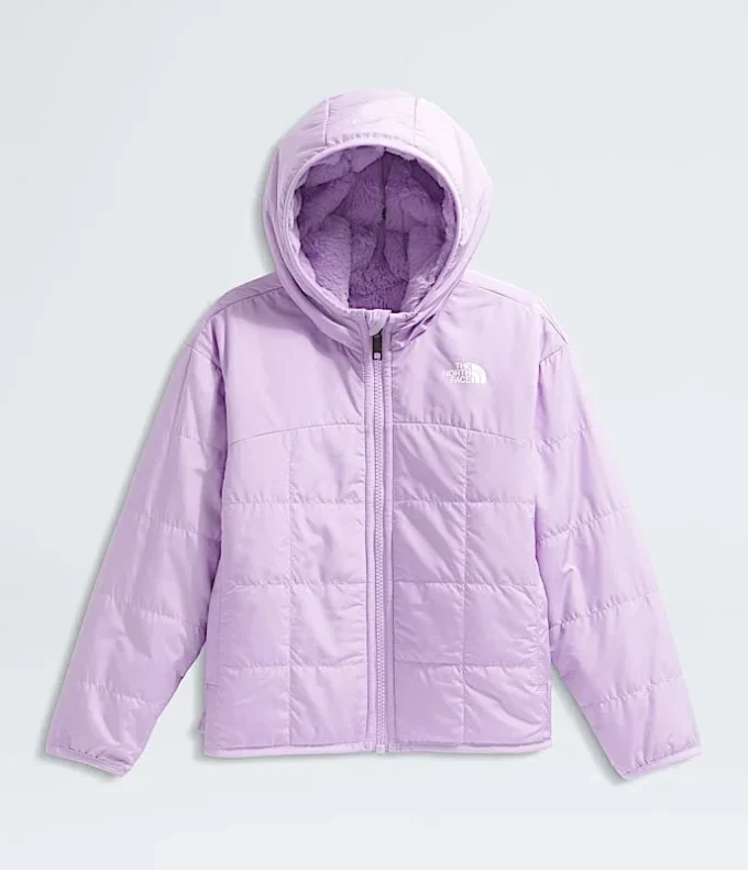 Giacca reversibile con cappuccio e zip integrale Shasta da bambina