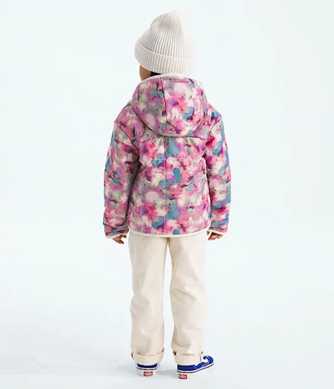 Giacca reversibile con cappuccio e zip integrale Shasta da bambina – Stampa Giacca reversibile con cappuccio e zip integrale Shasta da bambina – Stampa