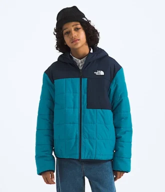 Giacca reversibile con cappuccio e zip integrale Shasta da ragazzo