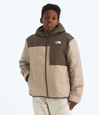 Giacca reversibile con cappuccio e zip integrale Shasta da ragazzo