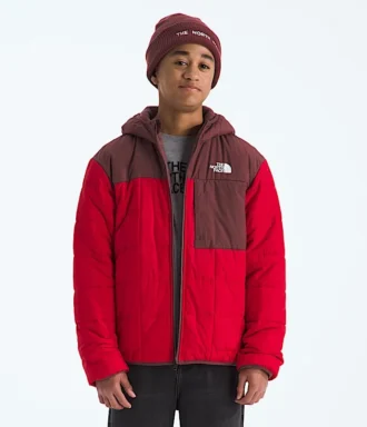Giacca reversibile con cappuccio e zip integrale Shasta da ragazzo