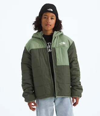 Giacca reversibile con cappuccio e zip integrale Shasta da ragazzo