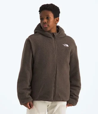 Giacca reversibile con cappuccio e zip integrale Shasta da ragazzo