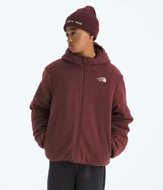 Giacca reversibile con cappuccio e zip integrale Shasta da ragazzo
