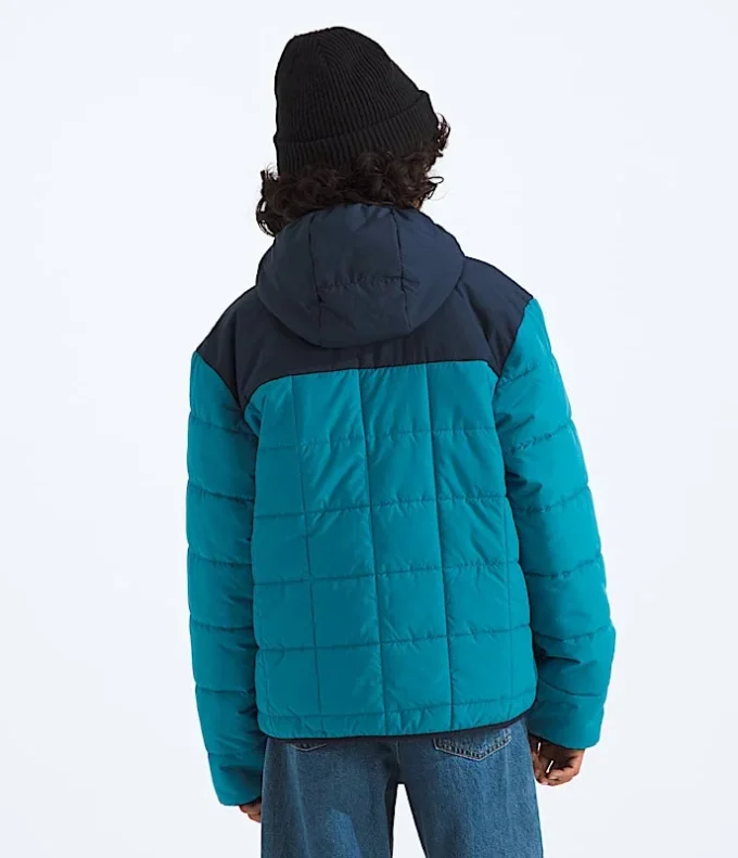 Giacca reversibile con cappuccio e zip integrale Shasta da ragazzo