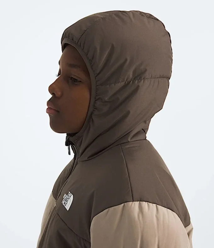 Giacca reversibile con cappuccio e zip integrale Shasta da ragazzo Giacca reversibile con cappuccio e zip integrale Shasta da ragazzo