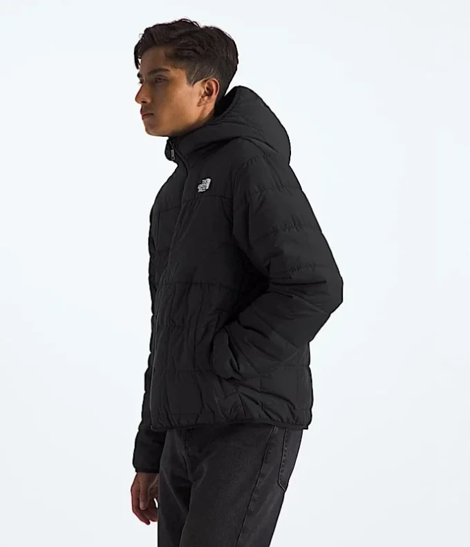 Giacca reversibile con cappuccio e zip integrale Shasta da ragazzo Giacca reversibile con cappuccio e zip integrale Shasta da ragazzo