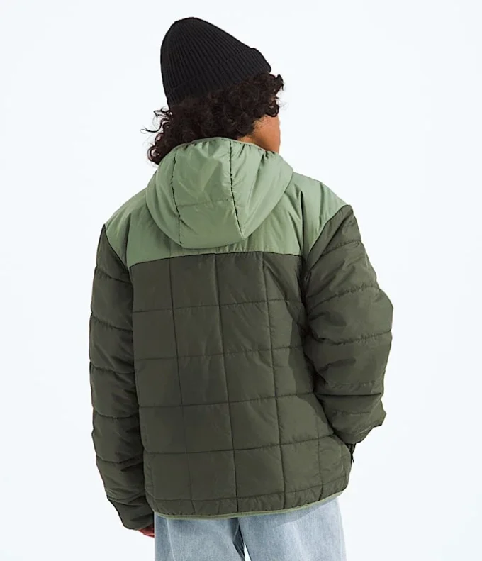Giacca reversibile con cappuccio e zip integrale Shasta da ragazzo