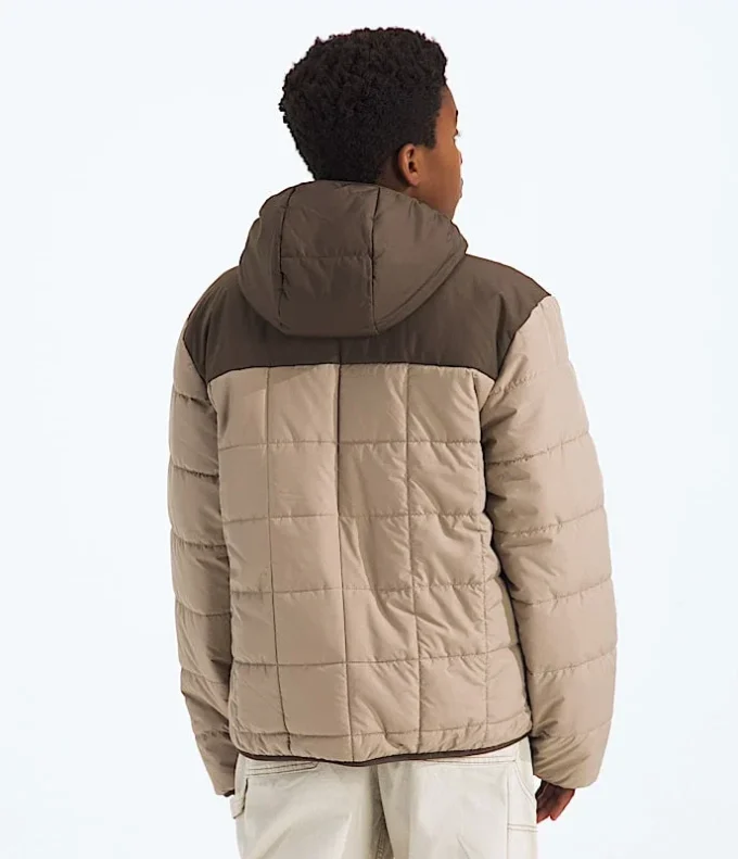Giacca reversibile con cappuccio e zip integrale Shasta da ragazzo Giacca reversibile con cappuccio e zip integrale Shasta da ragazzo