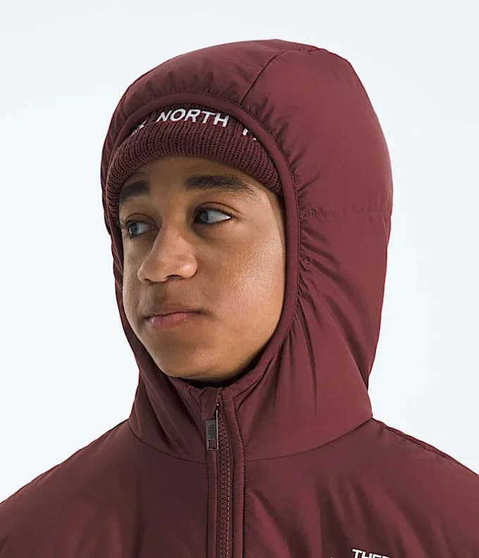 Giacca reversibile con cappuccio e zip integrale Shasta da ragazzo Giacca reversibile con cappuccio e zip integrale Shasta da ragazzo