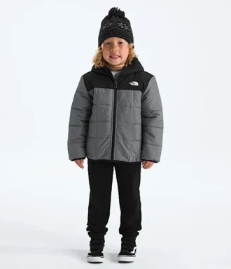 Giacca reversibile con cappuccio e zip integrale Shasta per bambini