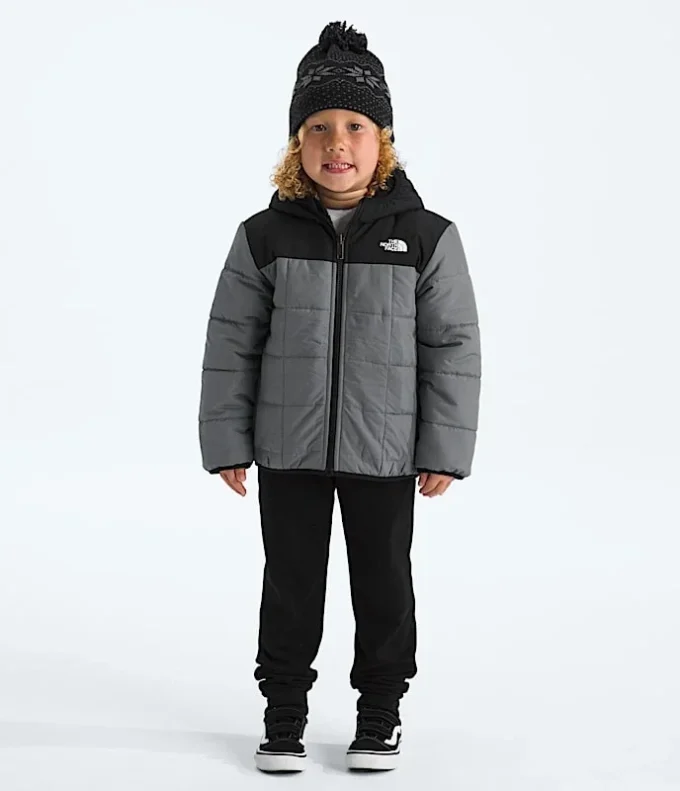 Giacca reversibile con cappuccio e zip integrale Shasta per bambini
