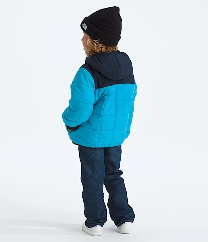 Giacca reversibile con cappuccio e zip integrale Shasta per bambini