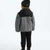 Giacca reversibile con cappuccio e zip integrale Shasta per bambini
