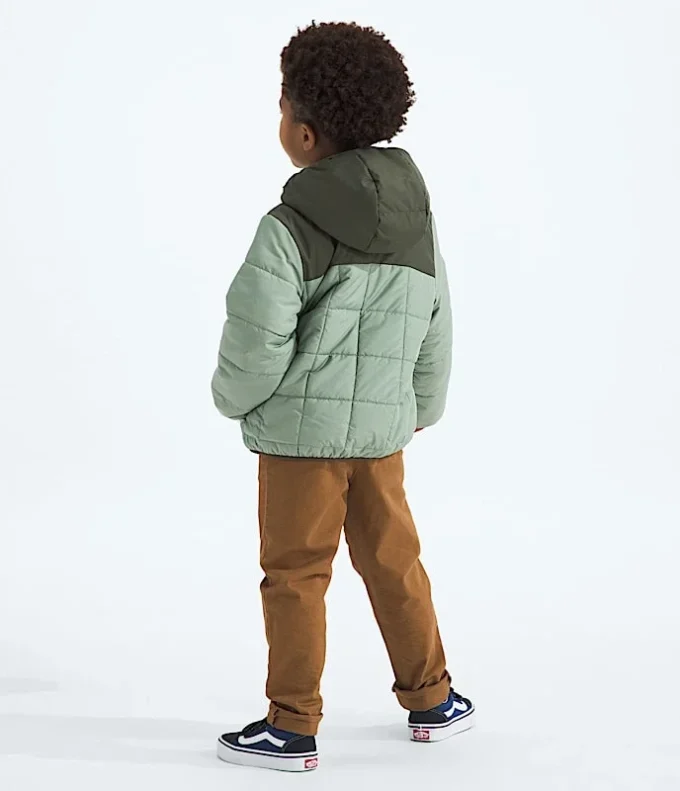 Giacca reversibile con cappuccio e zip integrale Shasta per bambini
