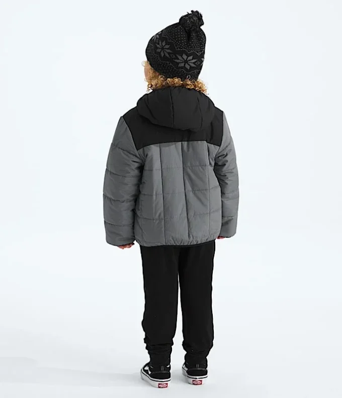 Giacca reversibile con cappuccio e zip integrale Shasta per bambini