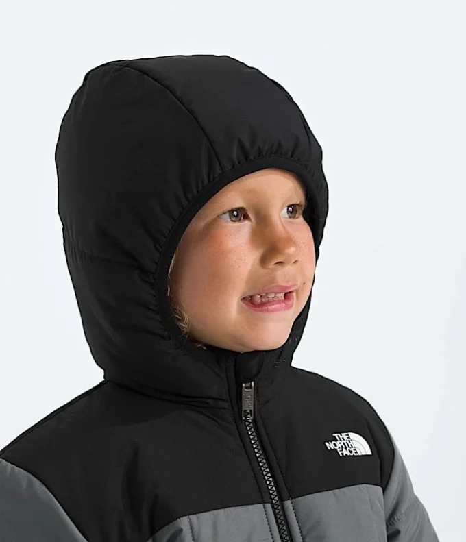 Giacca reversibile con cappuccio e zip integrale Shasta per bambini