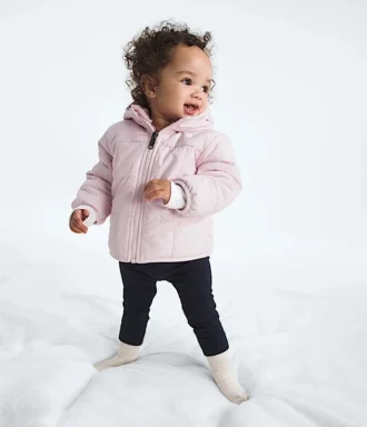 Giacca reversibile con cappuccio e zip integrale Shasta per neonata