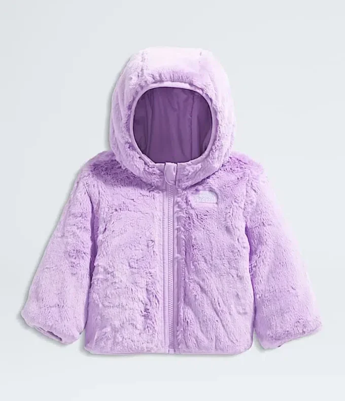 Giacca reversibile con cappuccio e zip integrale Shasta per neonata Giacca reversibile con cappuccio e zip integrale Shasta per neonata