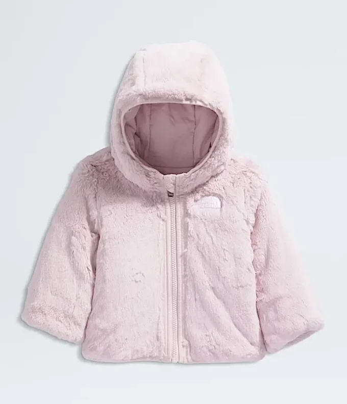 Giacca reversibile con cappuccio e zip integrale Shasta per neonata Giacca reversibile con cappuccio e zip integrale Shasta per neonata