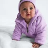 Giacca reversibile con cappuccio e zip integrale Shasta per neonata Giacca reversibile con cappuccio e zip integrale Shasta per neonata