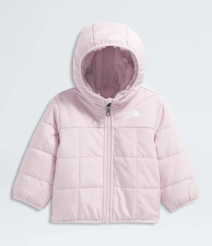 Giacca reversibile con cappuccio e zip integrale Shasta per neonata Giacca reversibile con cappuccio e zip integrale Shasta per neonata
